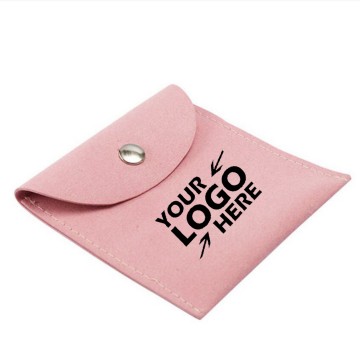 Velvet Pouch with Snap Button